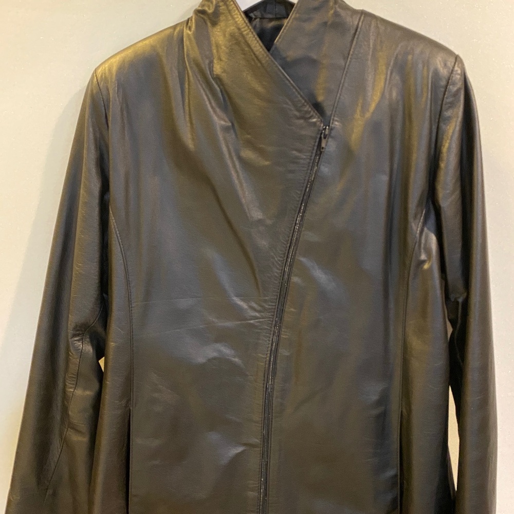 Women's Black Leather Jacket